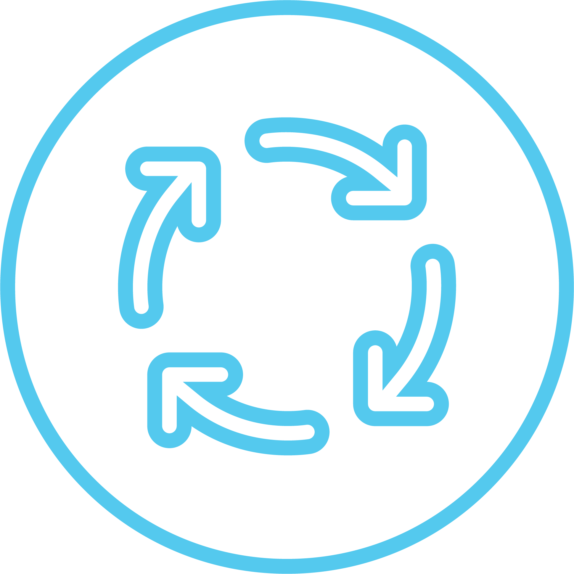 Icon indicating virtuous cycle